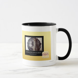 Unter Verwendung der Technologie Tasse
