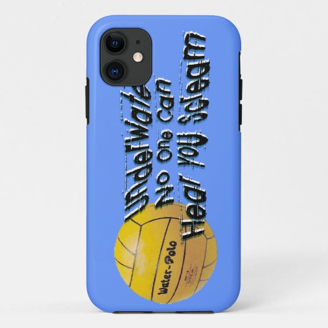 Unter Wasser kann niemand Sie hören, Abdeckung zu Case-Mate iPhone Hülle (Rückseite)