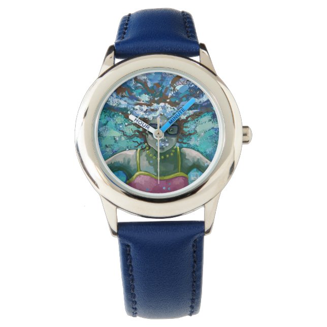 Unter Wasser schwimmen Armbanduhr (Vorderseite)