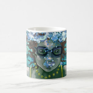 Unter Wasser schwimmen Kaffeetasse