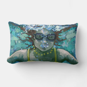 Unter Wasser schwimmen Lendenkissen
