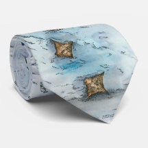 Unter Wasser Themed Neck Tie