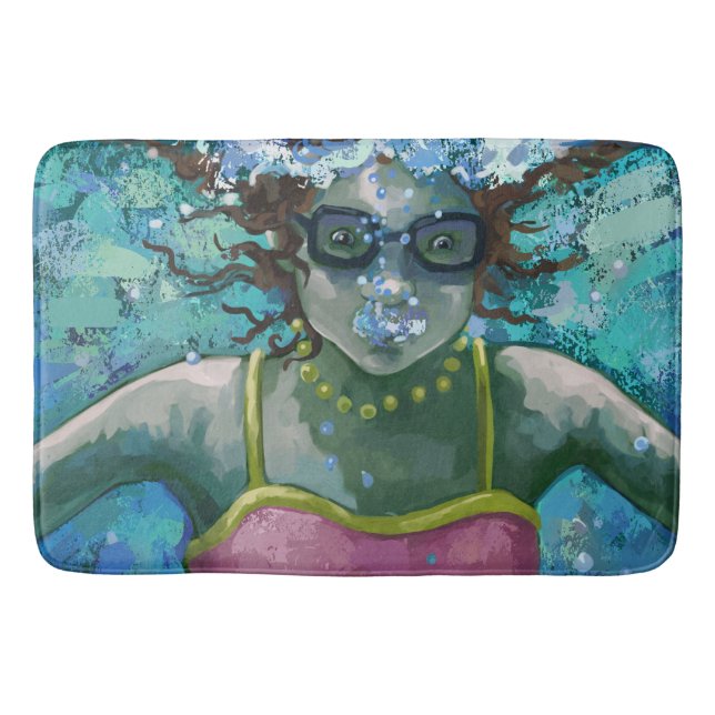Unter Wasserschwimmkunst Badematte (Vorderseite)