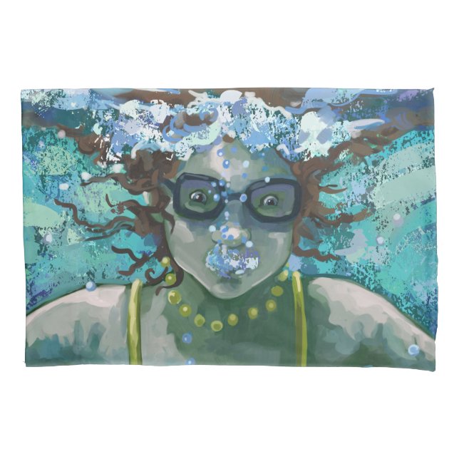Unter Wasserschwimmkunst Kissenbezug (Vorderseite)