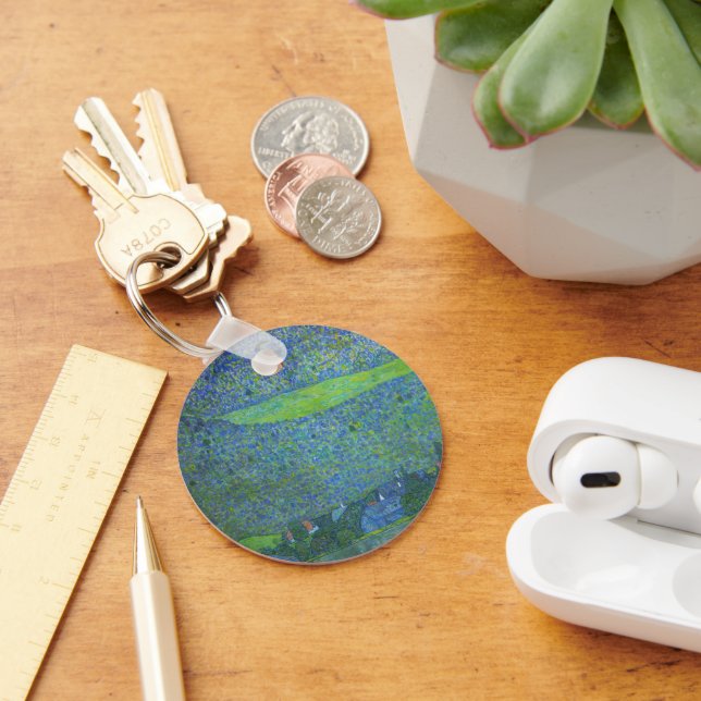 Unterach am Attersee bei Klimt, Vintager Jugendsti Schlüsselanhänger (Schreibtisch)