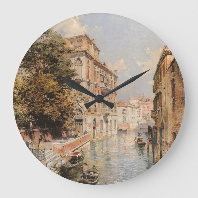 Unterbergers Venedig-Wanduhr Große Wanduhr (Vorderseite)