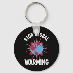 Unterbinden des globalen Klimaschutzes Schlüsselanhänger