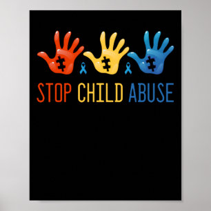Unterbinden von Kindesmissbrauch Vorsorge gegen Ki Poster