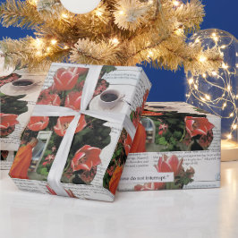 Unterbrechen Sie die Kaffeezeit am Morgen nicht Geschenkpapier