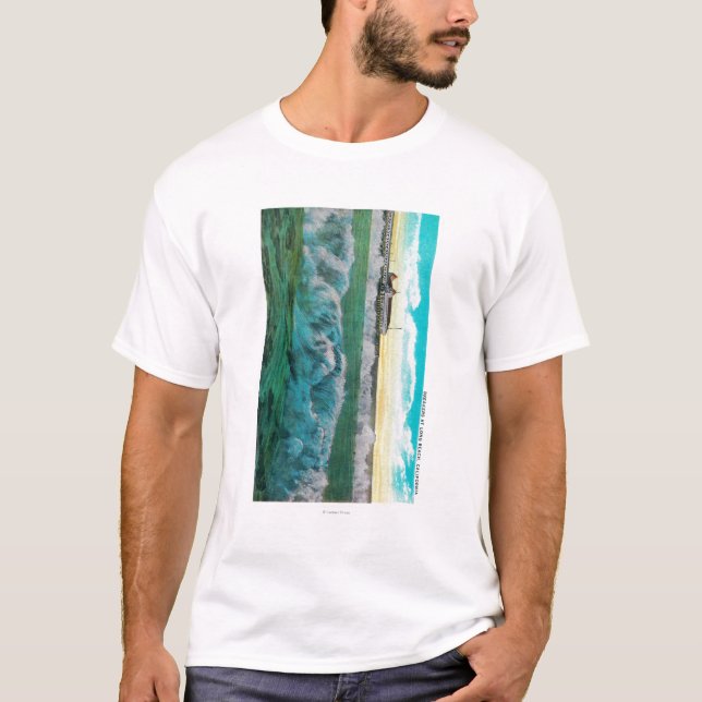 Unterbrecher in Long Beach, Kalifornien T-Shirt (Vorderseite)