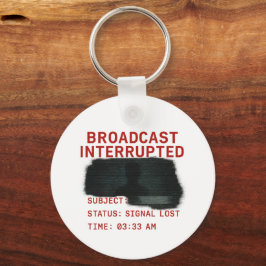 Unterbrechte Übertragung - T-Shirt "Signal Lost Gl Schlüsselanhänger