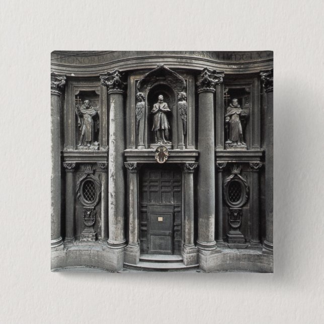 Untere Hälfte der Fassade, 1637-41 Button (Vorderseite)