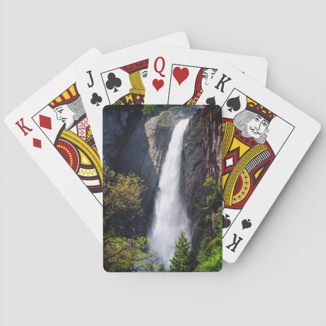 Unterer Wasserfall des Yosemite Cascading Spielkarten (Rückseite)