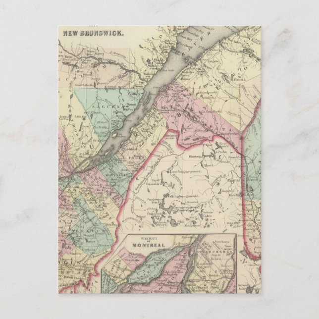 Unteres Kanada 2 Postkarte (Vorderseite)
