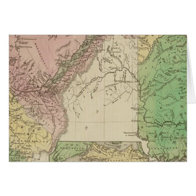 Unteres Kanada und New Brunswick (Vorderseite (Horizontal))