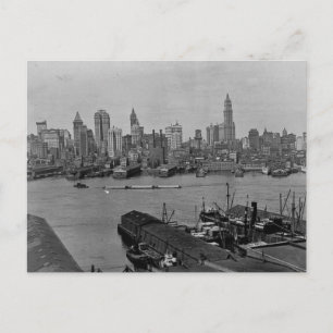 Unteres New Yorker Stadtbild East River New York C Postkarte