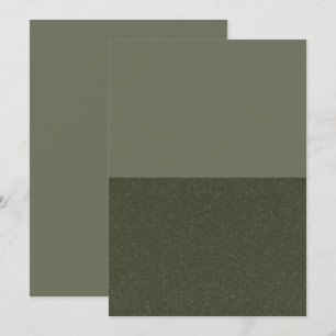 Unteres Textured Moss Green Menu - Anpassbar Menükarte