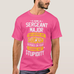 Unterfeldwebel Idee Lustig Sarkasmus Witz Unteroff T-Shirt