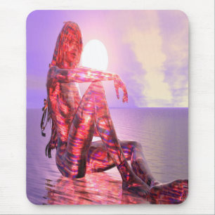Untergehende Sonne Mousepad