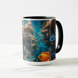 "Untergetauchtes Heiligtum: Ein Wasserhaven" Tasse