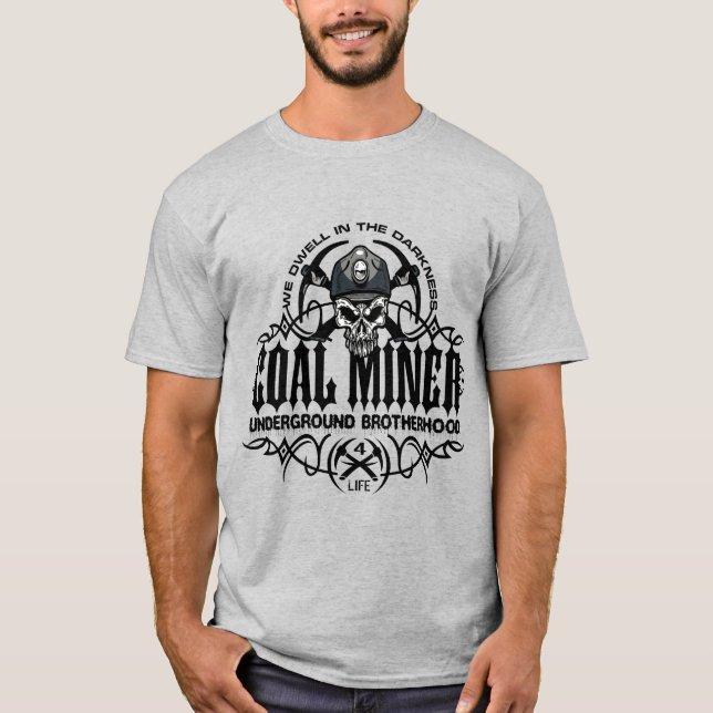UNTERGRUND BROTHERHOOD COAL MINE T-Shirt (Vorderseite)