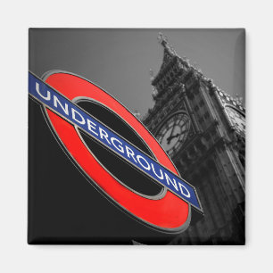 Untergrund im Kühlschrank Westminster Magnet