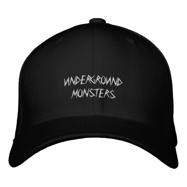 UNTERGRUND MONSTERS HAT BESTICKTE BASEBALLKAPPE (Vorderseite)