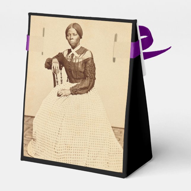 Untergrund Railroad Abolitionist Harriet Tubman Geschenkschachtel (Rückseite)