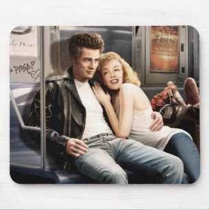 Untergrundbahn-Reiter Mousepad