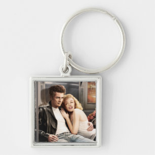 Untergrundbahn-Reiter Schlüsselanhänger