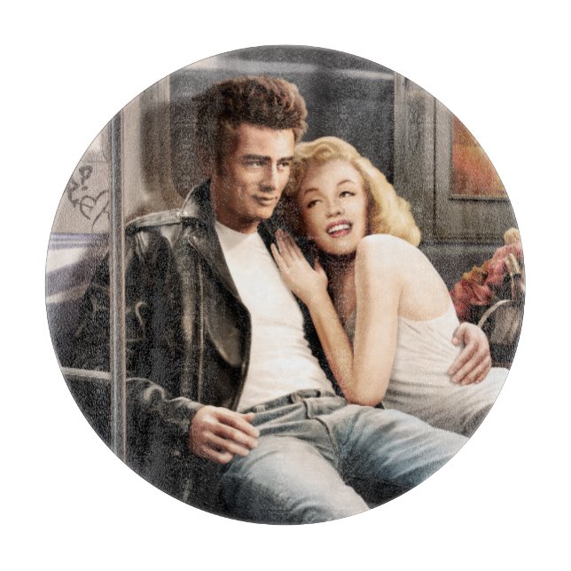 Untergrundbahn-Reiter Schneidebrett (Vorderseite)