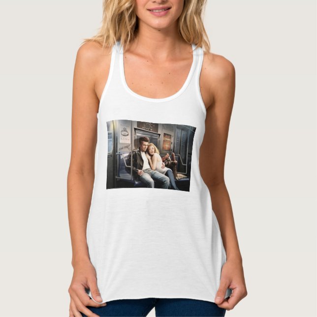 Untergrundbahn-Reiter Tank Top (Vorderseite)