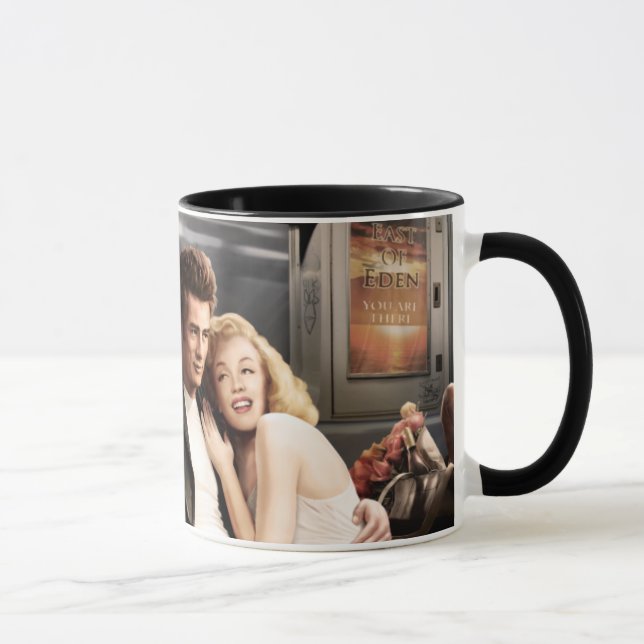 Untergrundbahn-Reiter Tasse (Rechts)