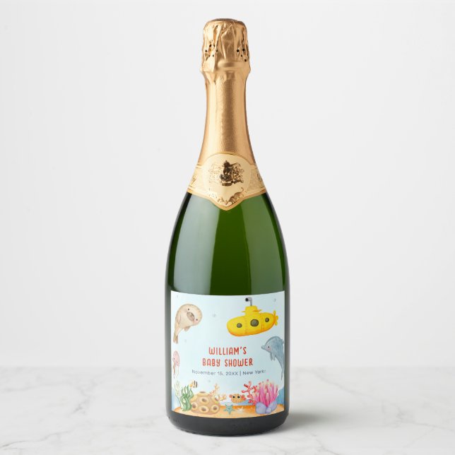 Unterhalb der maritimen Babydusche (Vorderseite)