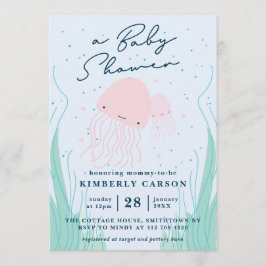 Unterhalb der Meeresquallen-Kinderdusche Einladung