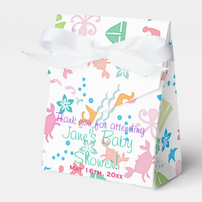 Unterhalb der Meerjungdusche Geschenkschachtel (Vorderseite)