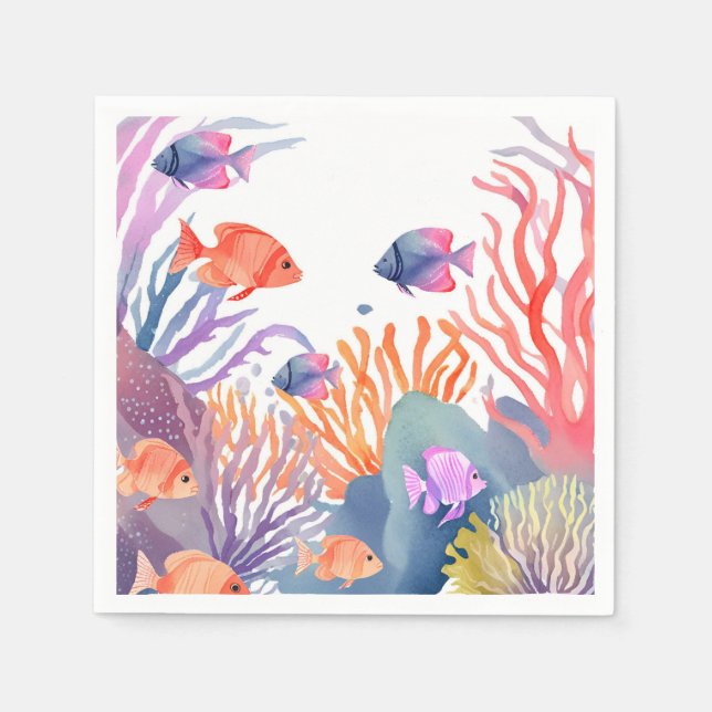 Unterhalb des Korallenriffs Serviette (Vorderseite)