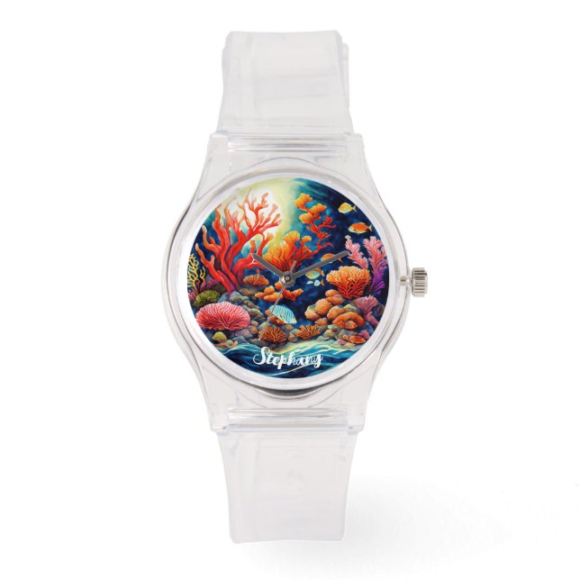 Unterhalb des Meeres Armbanduhr (Vorderseite)