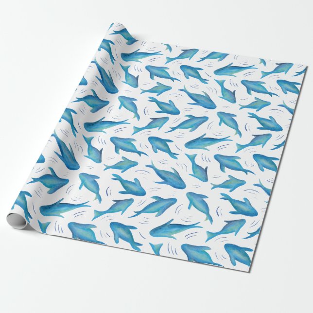 Unterhalb des Meeres Geschenkpapier (Ungerollt)