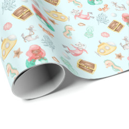 Unterhalb des Meeres Geschenkpapier