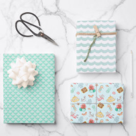 Unterhalb des Meeres Geschenkpapier Set