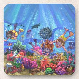 Unterhalb des Meeres Getränkeuntersetzer