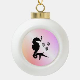 Unterhalb des Meeres Keramik Kugel-Ornament