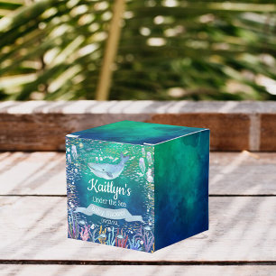 Unterhalb des Meeres Ocean Themed Baby Dusche Geschenkschachtel