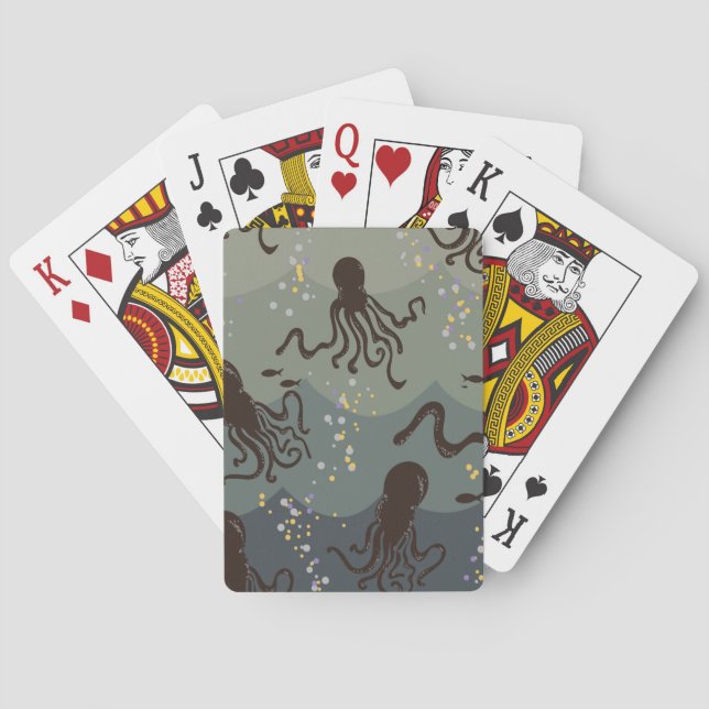 Unterhalb des Meeres Spielkarten (Rückseite)