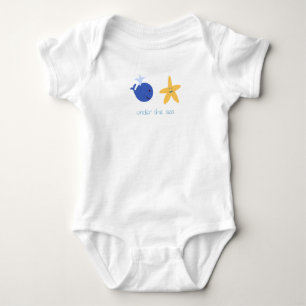 Unterhalb des Meereswals Starfish Babykarosseries Baby Strampler
