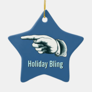Unterhaltende Weihnachtsbaum-Verzierung Keramikornament