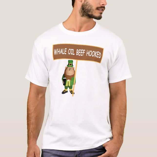 Unterhaltender irischer Kobold T-Shirt (Vorderseite)