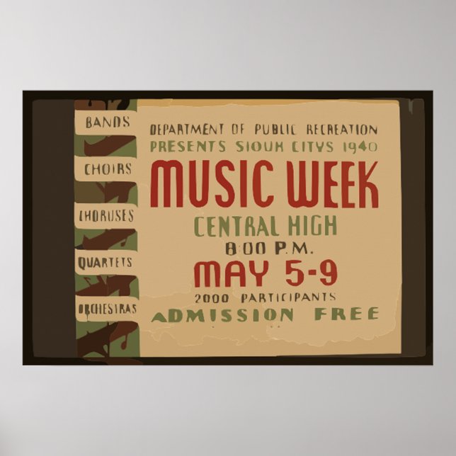 Unterhaltungsposter der Vergangenheit Poster (Vorne)