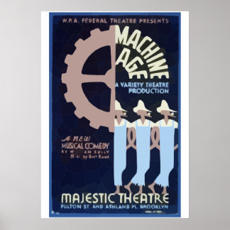 Unterhaltungsposter der Vergangenheit Poster